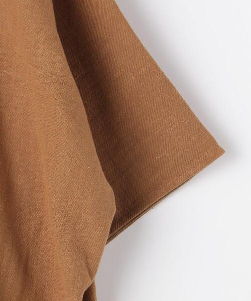 green label relaxing（グリーンレーベルリラクシング）の「[ エムワイエー ] SC MYA フリンジ カフタン ワンピース（ワンピース・レディース・オフホワイト/モカ・FREE）」の13枚目の写真