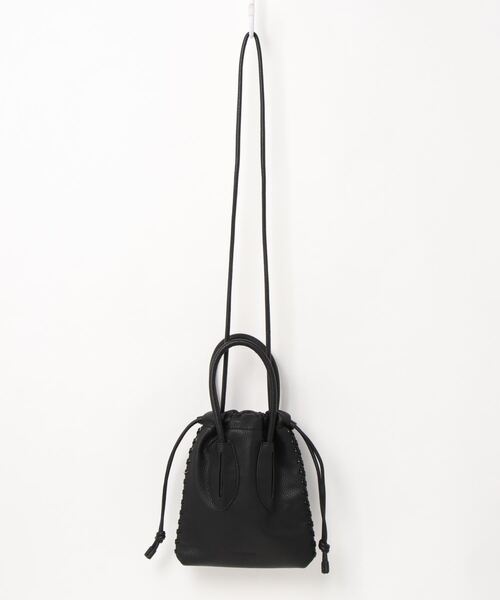 ADD CULUMN（アドカラム）の「■■■【ADD CULUMN/アドカラム】FAKE LEATHERMINI BAG：ショルダーバッグ（ショルダーバッグ・レディース・ブラック/アイボリー/イエロー/シルバー・FREE）」の8枚目の写真