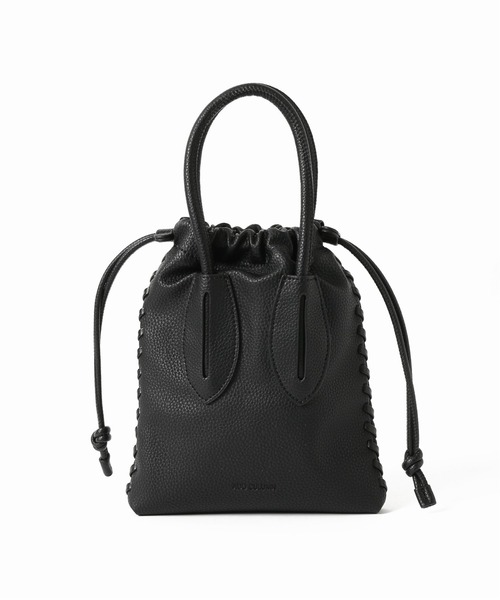 ADD CULUMN（アドカラム）の「■■■【ADD CULUMN/アドカラム】FAKE LEATHERMINI BAG：ショルダーバッグ（ショルダーバッグ・レディース・ブラック/アイボリー/イエロー/シルバー・FREE）」の18枚目の写真