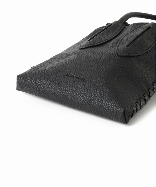 ADD CULUMN（アドカラム）の「■■■【ADD CULUMN/アドカラム】FAKE LEATHERMINI BAG：ショルダーバッグ（ショルダーバッグ・レディース・ブラック/アイボリー/イエロー/シルバー・FREE）」の10枚目の写真