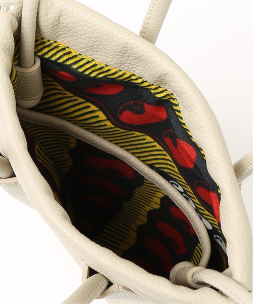 ADD CULUMN（アドカラム）の「■■■【ADD CULUMN/アドカラム】FAKE LEATHERMINI BAG：ショルダーバッグ（ショルダーバッグ・レディース・ブラック/アイボリー/イエロー/シルバー・FREE）」の11枚目の写真