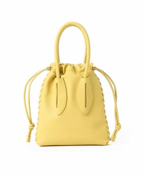 ADD CULUMN（アドカラム）の「■■■【ADD CULUMN/アドカラム】FAKE LEATHERMINI BAG：ショルダーバッグ（ショルダーバッグ・レディース・ブラック/アイボリー/イエロー/シルバー・FREE）」の20枚目の写真