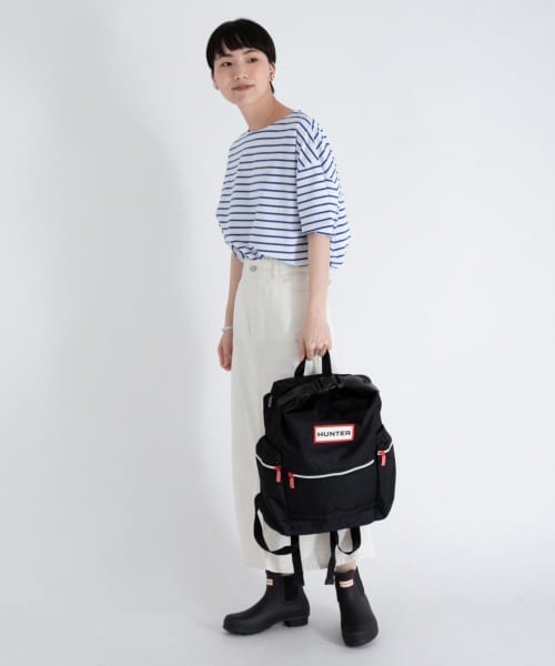 ameme（アメメ）の「HUNTER　BACKPACK NYLON（バックパック/リュック・レディース・ブラック・ONE）」の10枚目の写真