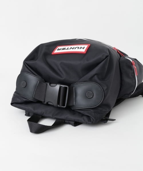 ameme（アメメ）の「HUNTER　BACKPACK NYLON（バックパック/リュック・レディース・ブラック・ONE）」の8枚目の写真