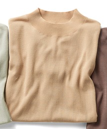 ＩＥＤＩＴ　接触冷感素材がうれしい　きれいめシルエットのサマーニット