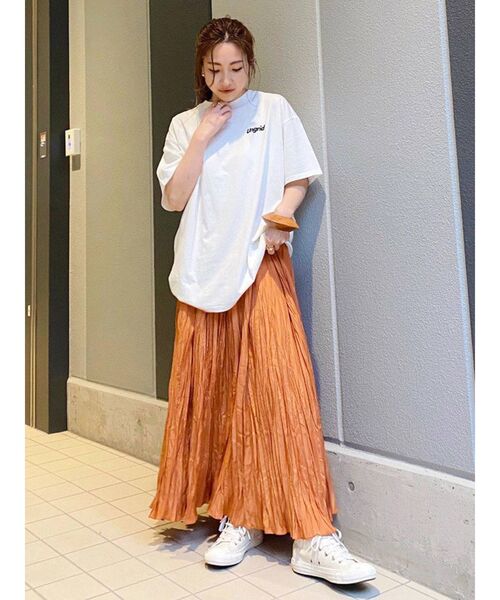 Ungrid（アングリッド）の「【10周年限定】UngridバッグロゴデザインTee（Tシャツ/カットソー・レディース・ブルー/チャコールグレー/オフホワイト・FREE）」の22枚目の写真