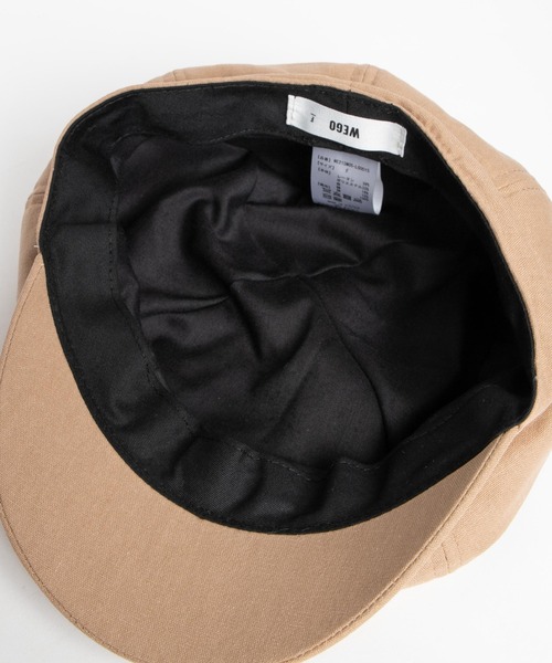 WEGO（ウィゴー）の「WEGO/リネンボリュームキャスケット（キャスケット・レディース・ブラック/ベージュ/キナリ/ブラウン・FREE）」の9枚目の写真