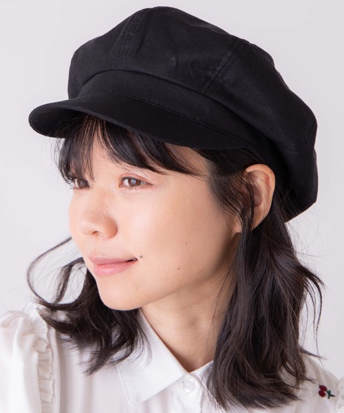 WEGO（ウィゴー）の「WEGO/リネンボリュームキャスケット（キャスケット・レディース・ブラック/ベージュ/キナリ/ブラウン・FREE）」の14枚目の写真