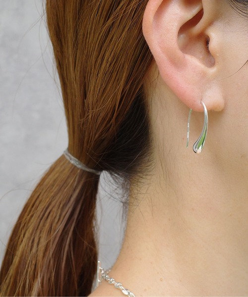 SIGNAL（シグナル）の「【SIGNAL/シグナル】silver925 ドロップピアス / シルバー925（ピアス（両耳用）・レディース・シルバー・FREE）」の3枚目の写真