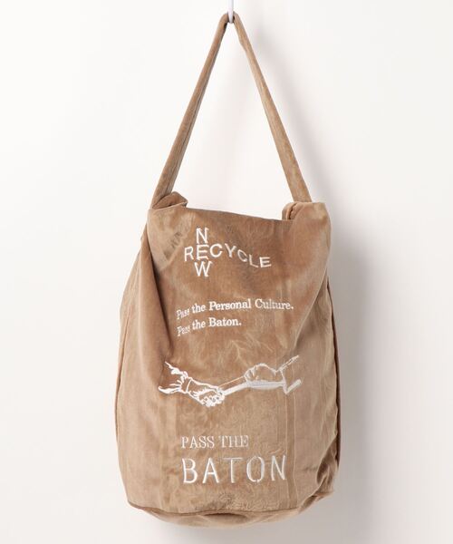 SALON adam et rope'(サロン アダム エ ロペ)の「Bucket tote bag/RILIEVO100【PASS THE BATON】(トートバッグ・レディース・レッド/ピンク系その他/ベージュ・FREE)」の2枚目の写真