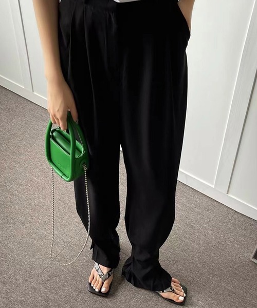 SMILE ORCHID（スマイルオーキッド）の「スクエアトゥトングサンダル（サンダル・レディース・ホワイト/ブラック/グリーン/レオパード/パイソン・38/39/37）」の11枚目の写真