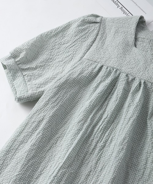 MAISON DE THERESE(メゾン ド テレーズ)の「ブラウス(シャツ/ブラウス・レディース・グリーン/ブラック・M/S)」の8枚目の写真