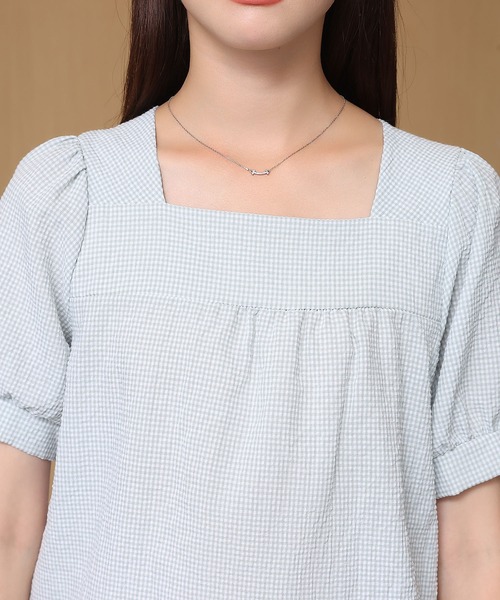 MAISON DE THERESE(メゾン ド テレーズ)の「ブラウス(シャツ/ブラウス・レディース・グリーン/ブラック・M/S)」の13枚目の写真