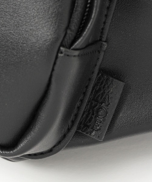 LAKOLE（ラコレ）の「フロントポケットフェイクレザーボディバッグ / 952109（ボディバッグ/ウエストポーチ・メンズ・ブラウン系その他/ブラック・FREE）」の11枚目の写真