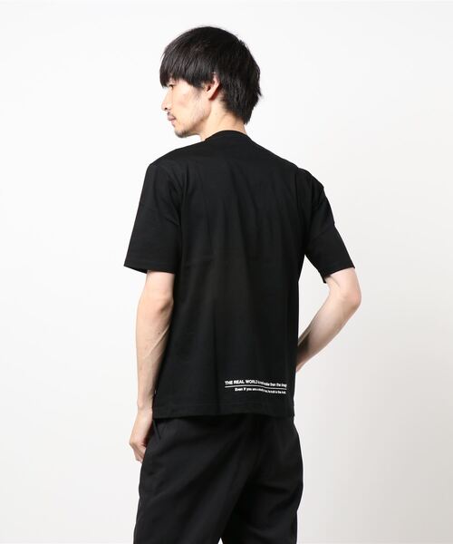 NICOLE CLUB FOR MEN（ニコルクラブフォーメン）の「ダブルシルケットロゴプリントT（Tシャツ/カットソー・メンズ・ホワイト系その他/ホワイト系その他2/ブラック系その他/ブラック系その他2・MEDIUM/LARGE/X-LARGE/XX-LARGE）」の13枚目の写真