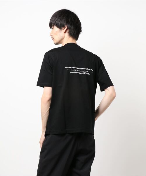 NICOLE CLUB FOR MEN（ニコルクラブフォーメン）の「ダブルシルケットロゴプリントT（Tシャツ/カットソー・メンズ・ホワイト系その他/ホワイト系その他2/ブラック系その他/ブラック系その他2・MEDIUM/LARGE/X-LARGE/XX-LARGE）」の14枚目の写真