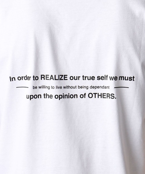 NICOLE CLUB FOR MEN（ニコルクラブフォーメン）の「ダブルシルケットロゴプリントT（Tシャツ/カットソー・メンズ・ホワイト系その他/ホワイト系その他2/ブラック系その他/ブラック系その他2・MEDIUM/LARGE/X-LARGE/XX-LARGE）」の6枚目の写真