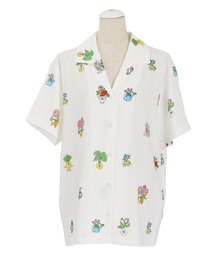 PUNYUS | フラワーフレンズ開襟シャツ(シャツ/ブラウス)