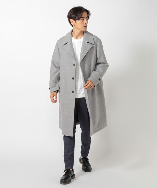 UNION STATION（ユニオンステーション）の「“Monday Thoughts” 【もの思いの月曜日】反応染めハイパワーストレッチスリムストレートデニム（デニムパンツ・メンズ・ネイビー・LL/S/M/L）」の6枚目の写真