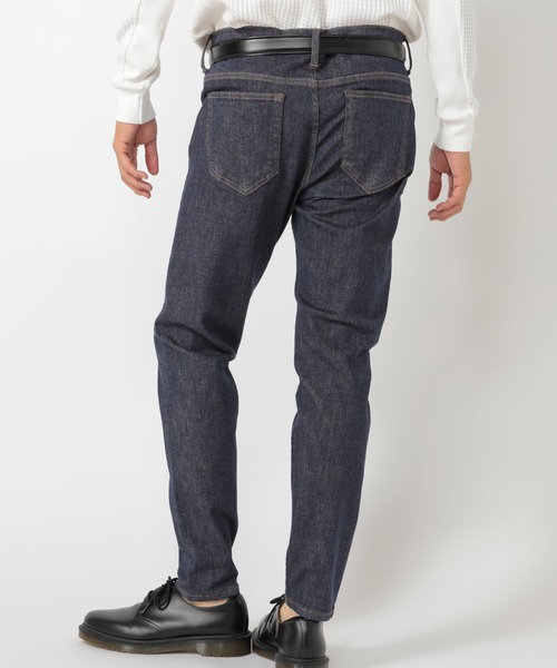 UNION STATION（ユニオンステーション）の「“Monday Thoughts” 【もの思いの月曜日】反応染めハイパワーストレッチスリムストレートデニム（デニムパンツ・メンズ・ネイビー・LL/S/M/L）」の9枚目の写真