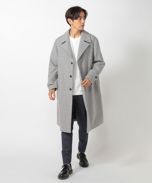 UNION STATION（ユニオンステーション）の「“Monday Thoughts” 【もの思いの月曜日】反応染めハイパワーストレッチスリムストレートデニム（デニムパンツ・メンズ・ネイビー・LL/S/M/L）」の12枚目の写真