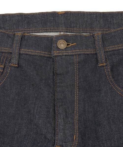 UNION STATION（ユニオンステーション）の「“Monday Thoughts” 【もの思いの月曜日】反応染めハイパワーストレッチスリムストレートデニム（デニムパンツ・メンズ・ネイビー・LL/S/M/L）」の17枚目の写真