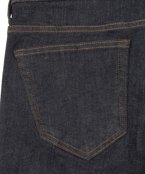 UNION STATION（ユニオンステーション）の「“Monday Thoughts” 【もの思いの月曜日】反応染めハイパワーストレッチスリムストレートデニム（デニムパンツ・メンズ・ネイビー・LL/S/M/L）」の22枚目の写真