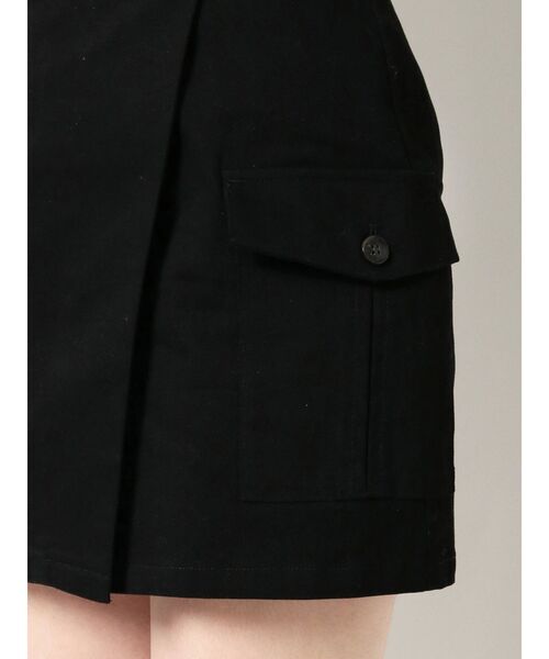 EVRIS（エヴリス）の「パッチポケットトラップミニスカート（スカート・レディース・カーキ/ブラック/アイボリー・MEDIUM/SMALL）」の14枚目の写真