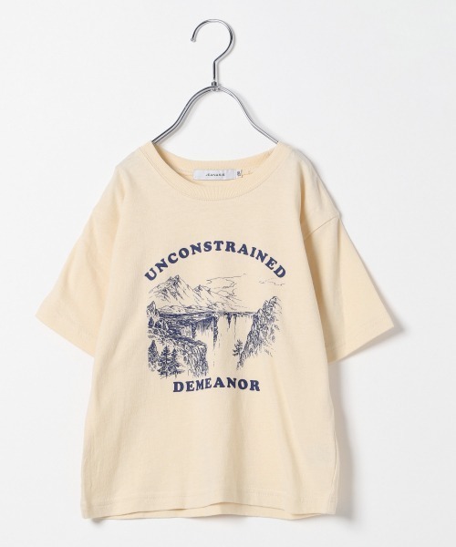 JEANASIS（ジーナシス）の「【KIDS】アソートプリントTEE/218284（Tシャツ/カットソー・キッズ・ホワイト/ブラック/キナリ・120/140）」の2枚目の写真