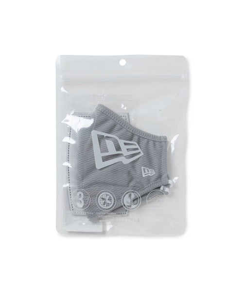 NEW ERA（ニューエラ）の「ニューエラ NEW ERA / MASK FACE COVERINGS マスク ロゴエンブロイダリー グレー（マスク・メンズ・グレー・FREE）」の7枚目の写真