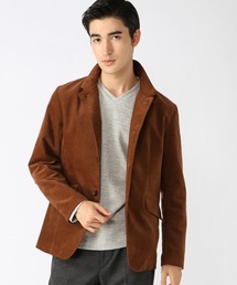 コットンベロアストレッチジャケットブルゾン