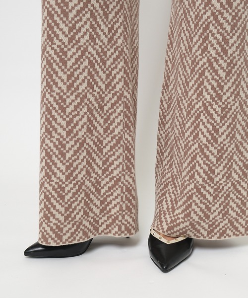 SPIRALGIRL(スパイラルガール)の「ジャガードニットパンツ(その他パンツ・レディース・ブラック/ブラウン・FREE)」の16枚目の写真