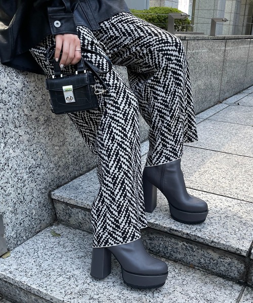 SPIRALGIRL(スパイラルガール)の「ジャガードニットパンツ(その他パンツ・レディース・ブラック/ブラウン・FREE)」の21枚目の写真