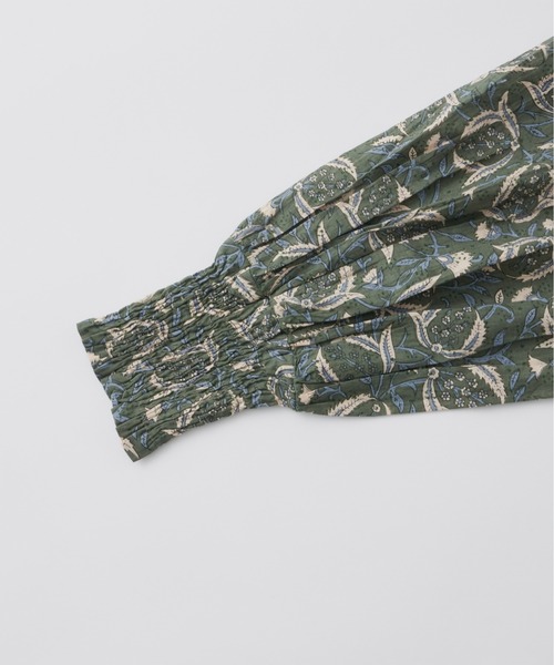 Libra Cue（リブラ キュー）の「ボタニカル柄ワンピース（ワンピース・レディース・ブラック/グリーン・FREE）」の16枚目の写真