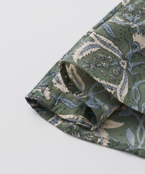 Libra Cue（リブラ キュー）の「ボタニカル柄ワンピース（ワンピース・レディース・ブラック/グリーン・FREE）」の6枚目の写真