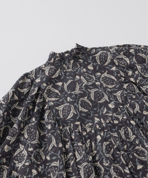 Libra Cue（リブラ キュー）の「ボタニカル柄ワンピース（ワンピース・レディース・ブラック/グリーン・FREE）」の10枚目の写真