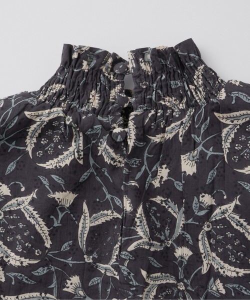 Libra Cue（リブラ キュー）の「ボタニカル柄ワンピース（ワンピース・レディース・ブラック/グリーン・FREE）」の14枚目の写真