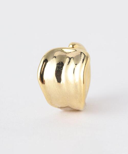 green label relaxing（グリーンレーベルリラクシング）の「メタル プレート イヤークリップ（イヤーカフ・レディース・ゴールド/シルバー・FREE）」の2枚目の写真