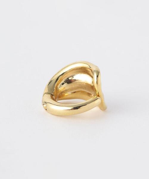 green label relaxing（グリーンレーベルリラクシング）の「メタル プレート イヤークリップ（イヤーカフ・レディース・ゴールド/シルバー・FREE）」の4枚目の写真