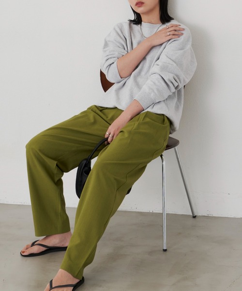 Aunt Marie's（アントマリーズ）の「ツータックパンツ / 低身長向けSサイズ有（スラックス・レディース・ブラック/オレンジ/ネイビー/グリーン/グレー・SMALL/FREE）」の13枚目の写真