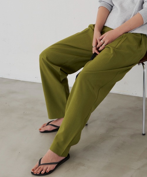 Aunt Marie's（アントマリーズ）の「ツータックパンツ / 低身長向けSサイズ有（スラックス・レディース・ブラック/オレンジ/ネイビー/グリーン/グレー・SMALL/FREE）」の21枚目の写真