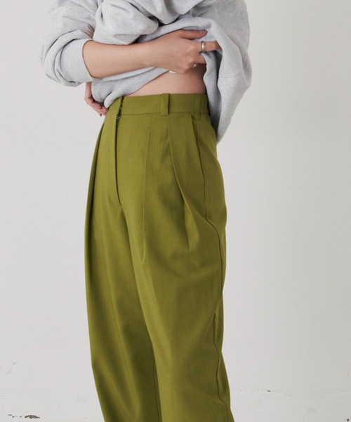 hiro1955　Hardy　The Duchess 2 3/4\"未使用品 セール】ツータックパンツ / 低身長向けSサイズ有（スラックス