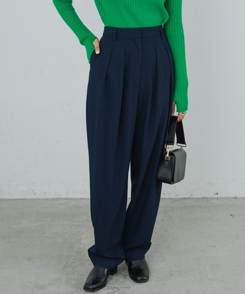 セール】ツータックパンツ / 低身長向けSサイズ有（スラックス