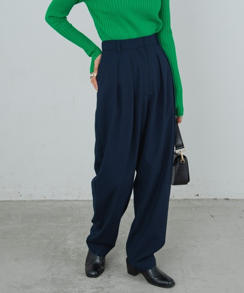 セール】ツータックパンツ / 低身長向けSサイズ有（スラックス