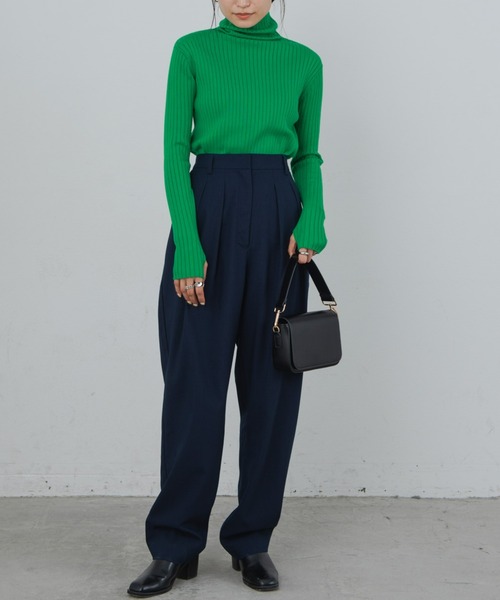 セール】ツータックパンツ / 低身長向けSサイズ有（スラックス