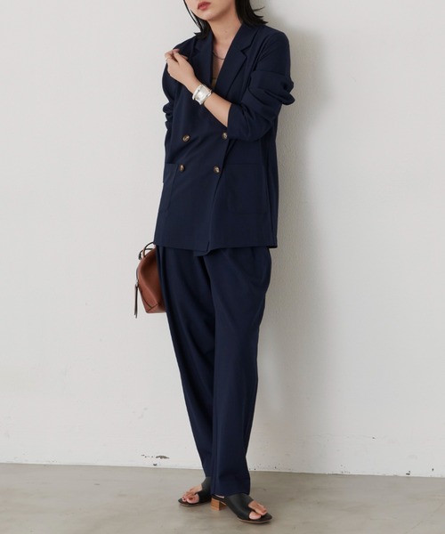 Aunt Marie's（アントマリーズ）の「ツータックパンツ / 低身長向けSサイズ有（スラックス・レディース・ブラック/オレンジ/ネイビー/グリーン/グレー・SMALL/FREE）」の20枚目の写真