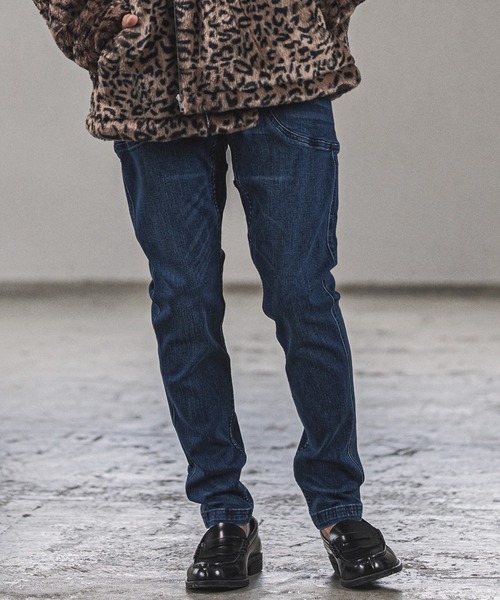 CAMBIO（カンビオ）の「mp9358-Accent Pocket Denim Jodhpurs Pants パンツ（デニムパンツ・メンズ・ブルー/ノンウォッシュ/インディゴブルー・M/S/L）」の10枚目の写真