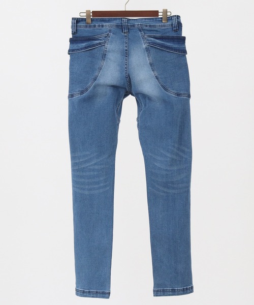 CAMBIO（カンビオ）の「mp9358-Accent Pocket Denim Jodhpurs Pants パンツ（デニムパンツ・メンズ・ブルー/ノンウォッシュ/インディゴブルー・M/S/L）」の14枚目の写真