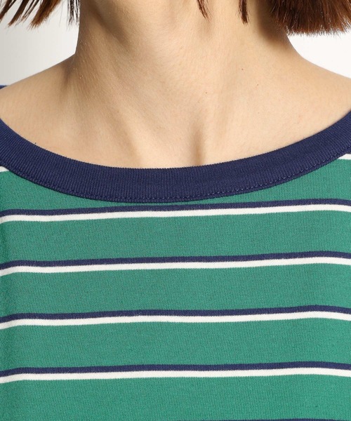 niko and...(ニコアンド)の「リンガーワイドアソートTシャツ(Tシャツ/カットソー・レディース・オフホワイト/イエロー/グリーン/チャコール/ライトイエロー/セージグリーン・FREE)」の9枚目の写真