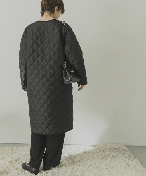 Traditional Weatherwear（トラディショナルウェザーウェア）の「『一部WEB限定サイズ/別注』Traditional Weatherwear ARKLEY LONG（ダウンジャケット/コート・レディース・ブラック/カーキ/アイボリー・34/32）」の21枚目の写真